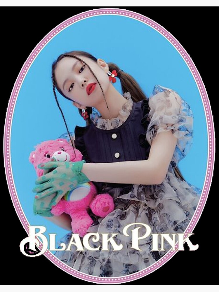 Schwarz Rosa Gruppenband Mädchen KPOP BlackPink Poster