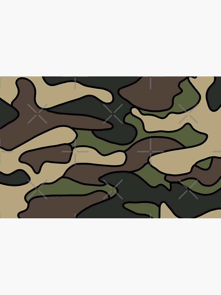 "Camouflage pattern" Sticker by Randomstickers0 Redbubble