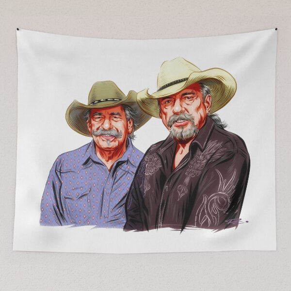 Item preview, The Bellamy Brothers - An illustration by Paul Cemmick designed and sold by TIGERDAVER.