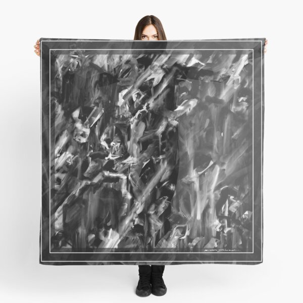 E S C_02 BLACK & WHITE Scarf
