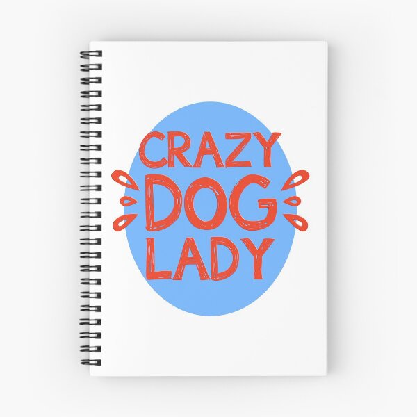 Artikelvorschau, Crazy Dog Lady - Rot und Blau entworfen und verkauft von Douglas Walker.