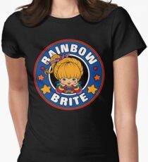 Rainbow Brite Tailliertes T-Shirt für Frauen