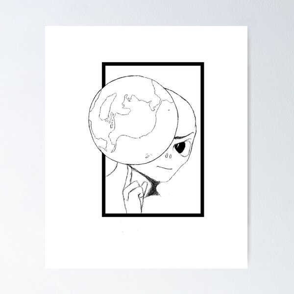 Item preview, Alien play with World T-Shirt designed and sold by cifowski-dsn.