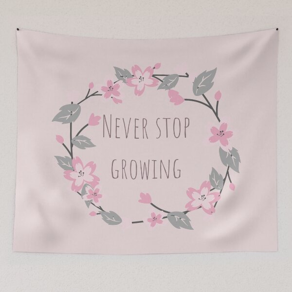 Item preview, Never Stop Growing designed and sold by aprinlydesign.