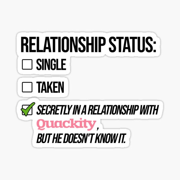 Item preview, Relationship with Quackity designed and sold by 2Girls1Shirt.