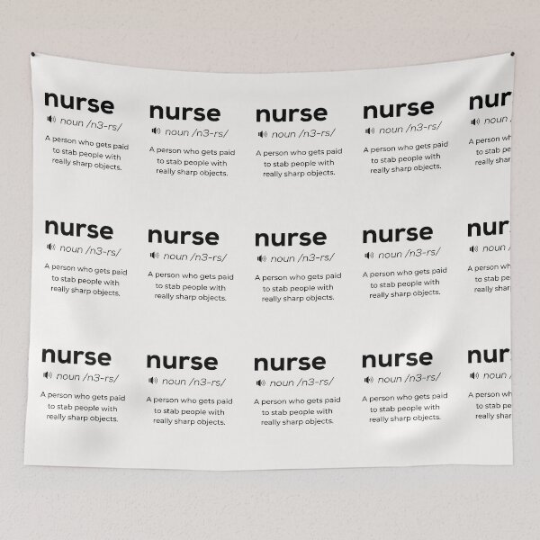 Item preview, Funny nurse definition 4 - hipster nurse - hero nurse 2021 - caregiver quote designed and sold by BestUncommonTee.