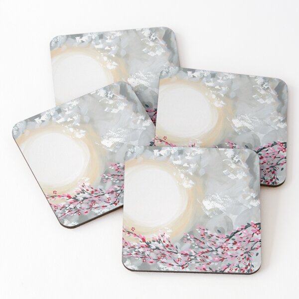 Item preview, Sakura and Moon Print Painted by me designed and sold by cathyjacobs.