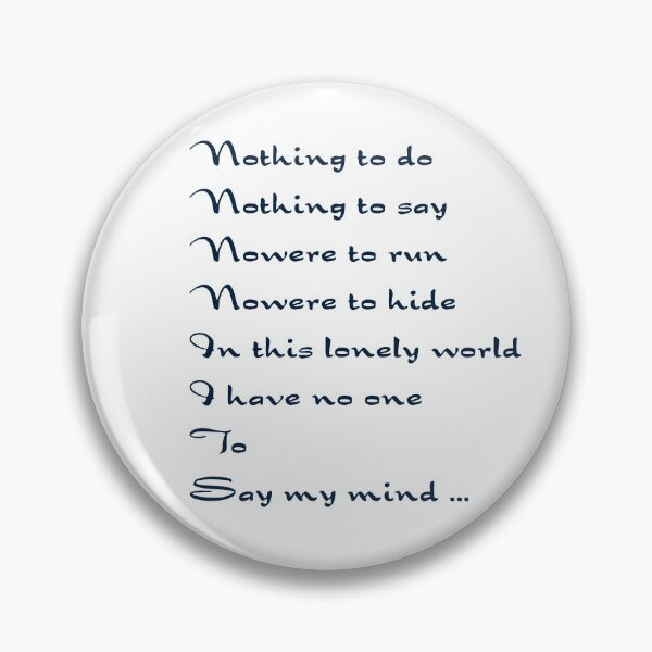 Item preview, Nothing to say designed and sold by PCBStores.
