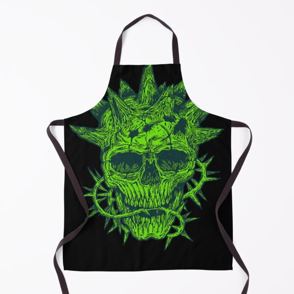 Item preview, skull green unique designed and sold by artomazo.
