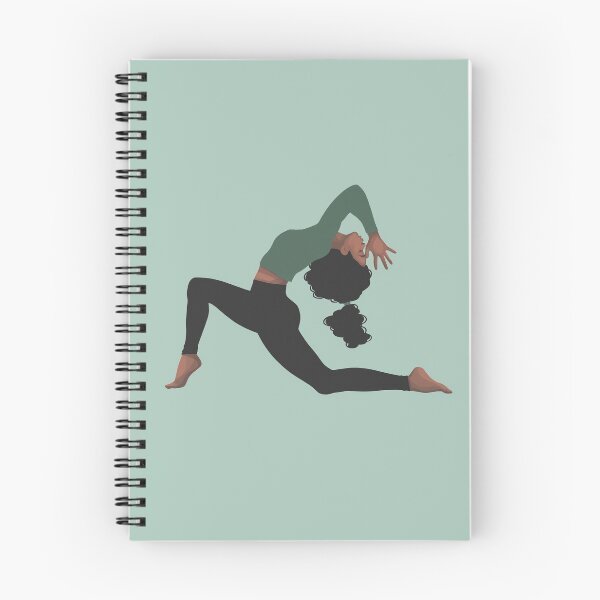 Item preview, Green Yoga Girl Asana - Good Vibes Spiritual Meditation Namaste - Illustration by MadliArt designed and sold by MadliArt.