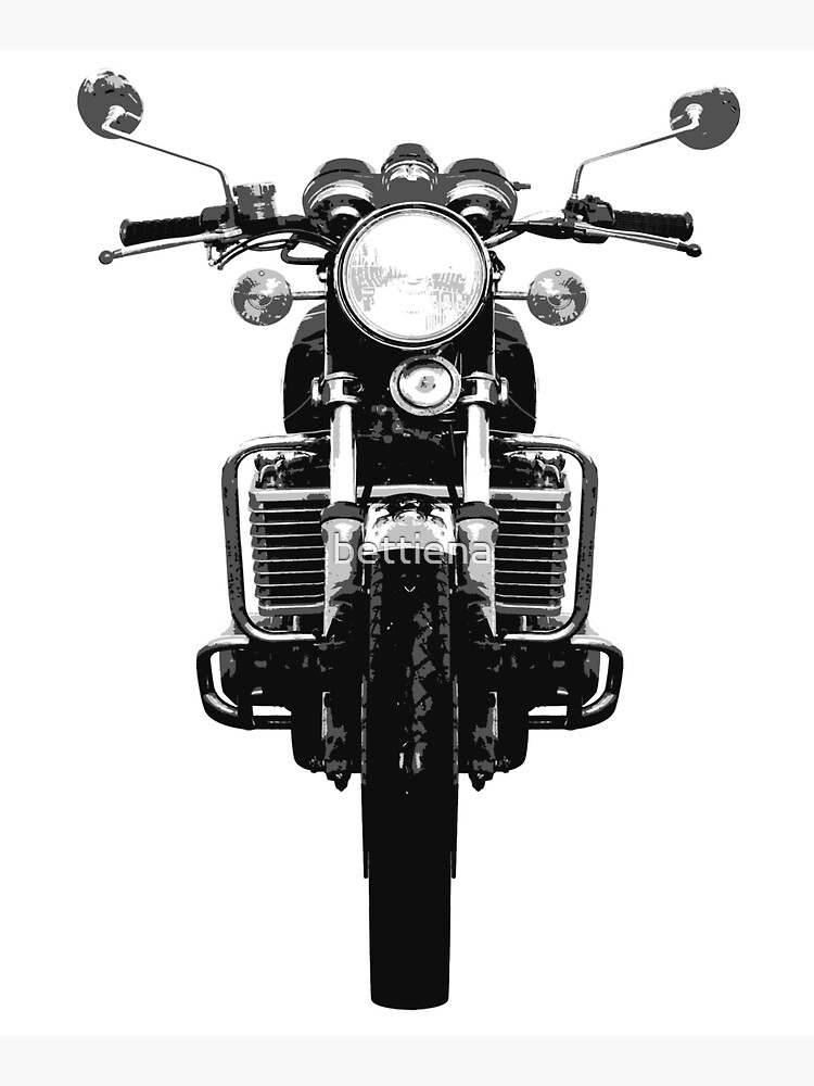 Suzuki GT750 Front view by bettiena