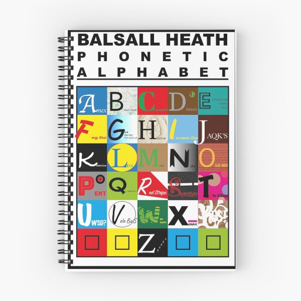 Item preview, Balsall Heath Phonetic Alphabet Design designed and sold by kamikazee.