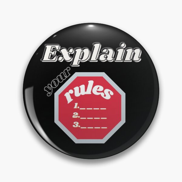 Item preview, Explain your rules designed and sold by JoLiShop.