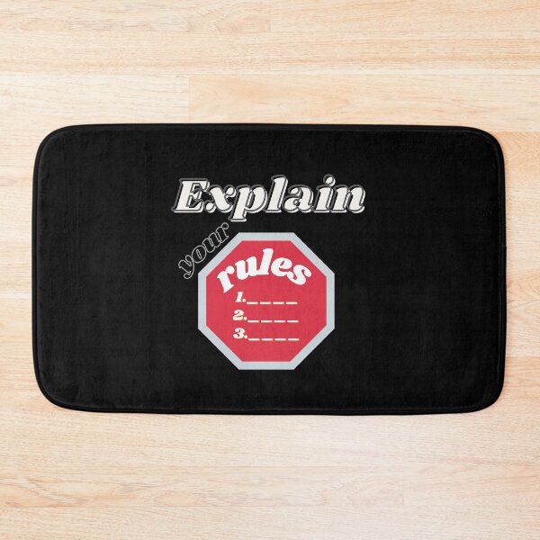 Item preview, Explain your rules designed and sold by JoLiShop.