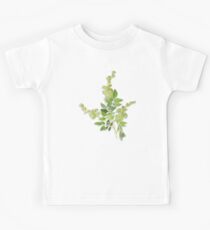 Yellow Tiny Flowers Kids Tee