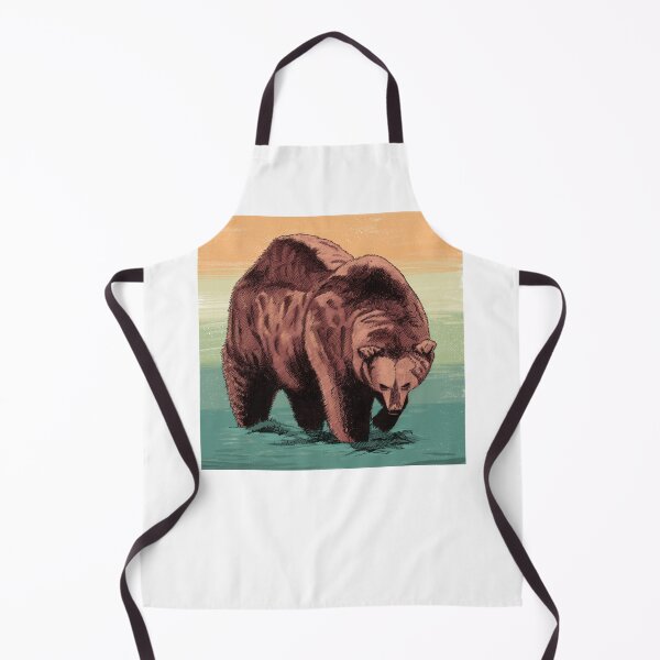 Item preview, Brown Bear all in color with background designed and sold by Redinsart.