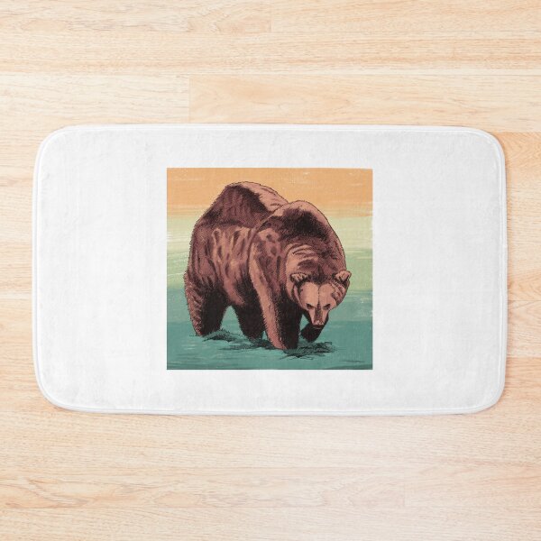 Item preview, Brown Bear all in color with background designed and sold by Redinsart.
