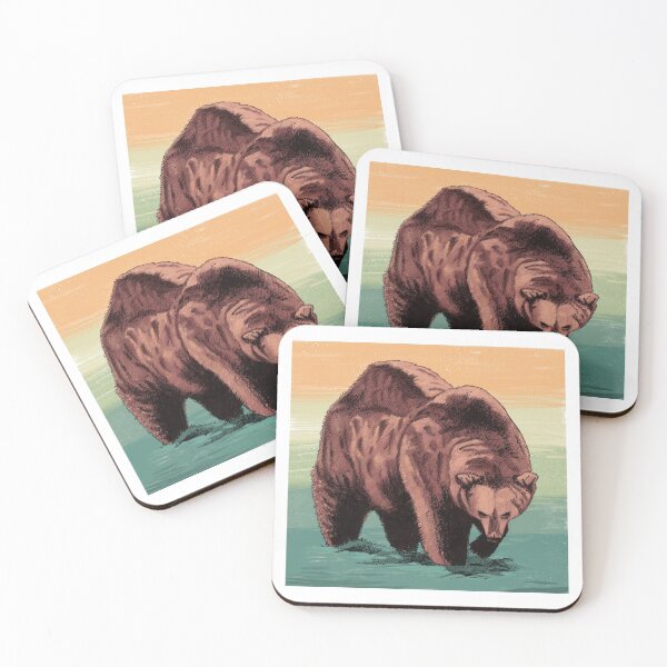 Item preview, Brown Bear all in color with background designed and sold by Redinsart.