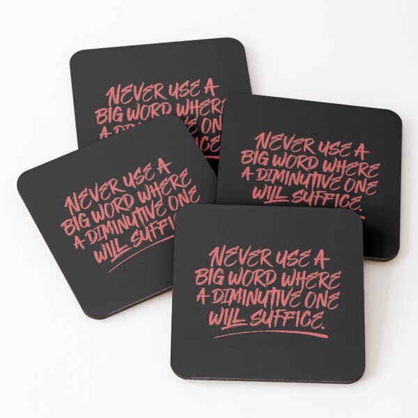 Item preview, Never use a big word where a diminutive one will suffice v.1 designed and sold by x1brett.