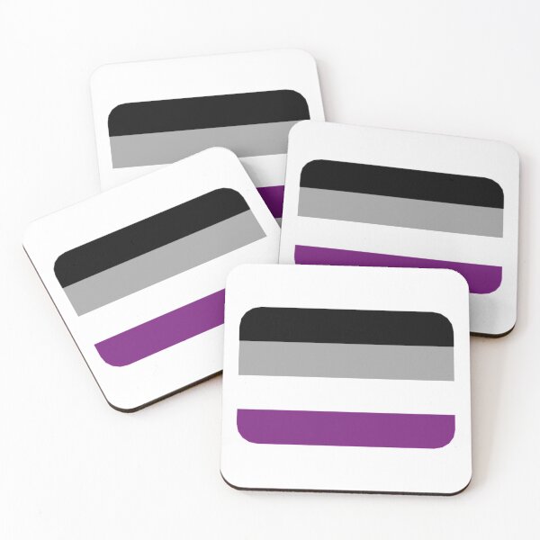 Item preview, Asexual Flag Print designed and sold by JoyforU.