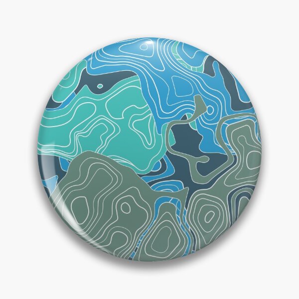 Item preview, Blue Elevation Geology Pattern  designed and sold by ckylin.