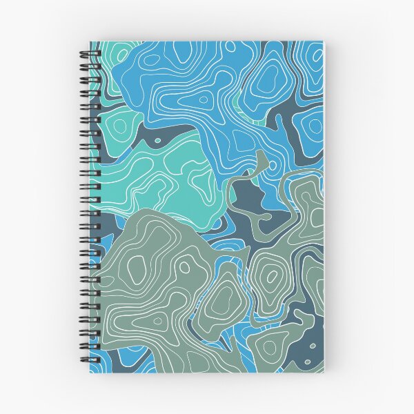 Item preview, Blue Elevation Geology Pattern  designed and sold by ckylin.