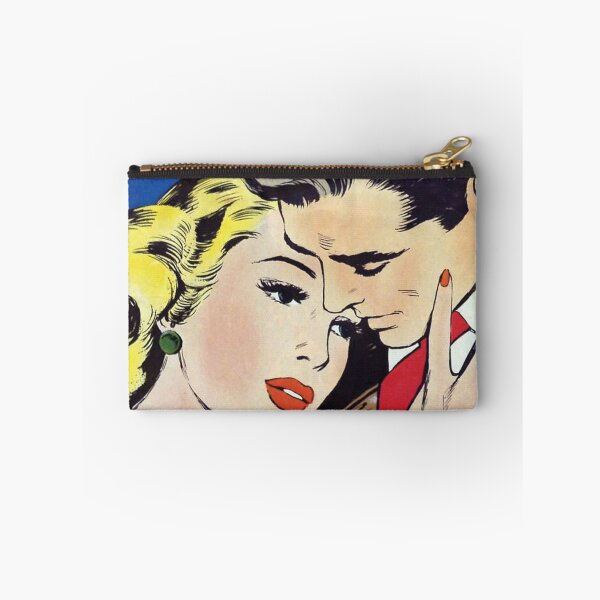 Item preview, A couple share an intimate moment together - vintage retro comic designed and sold by CoolVintageArt.