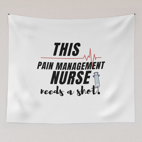 Item preview, Funny Nurse Gifts- This Pain Management Nurse Needs a Shot! Version 2 designed and sold by EvaWolf.