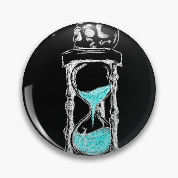 Item preview, Hourglass with Skull T-shirt designed and sold by cifowski-dsn.