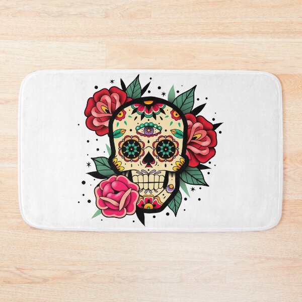 Item preview, Sugar Skull With Roses Art Collection designed and sold by JTS STORE.