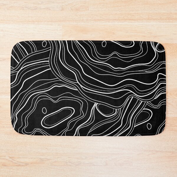 Item preview, Black and White Elevation Geology Pattern  designed and sold by ckylin.