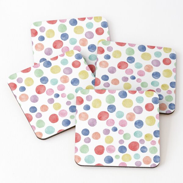 Item preview, Watercolour polka dot pattern designed and sold by SJAPhoto.