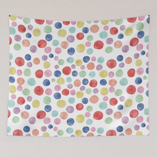 Item preview, Watercolour polka dot pattern designed and sold by SJAPhoto.