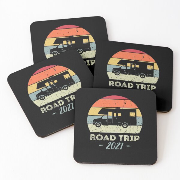 Item preview, Road Trip 2021 - Retro Vintage Sunset designed and sold by anassrida.