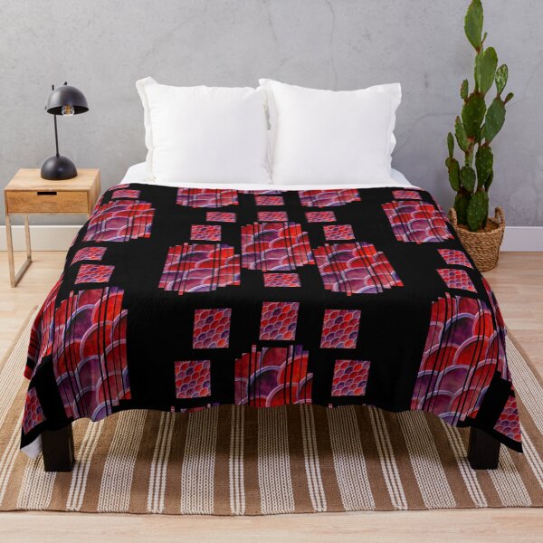 Item preview, Scaled Up | Red Abstract Designs | Mermaid Inspired designed and sold by JillyJ05.