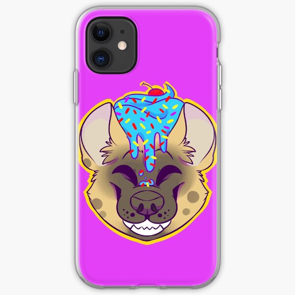 Cupcake Spotted Hyena iPhone Soft Case