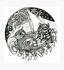 The Owl & the Pussycat Photographic Print