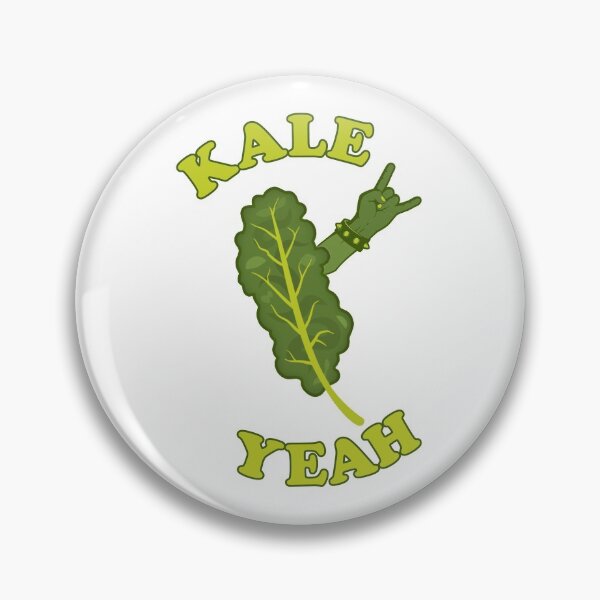 Item preview, Kale Yeah ))(( Vegetable Vegetarian Vegan Kind-a-Style  designed and sold by acquiesce13.