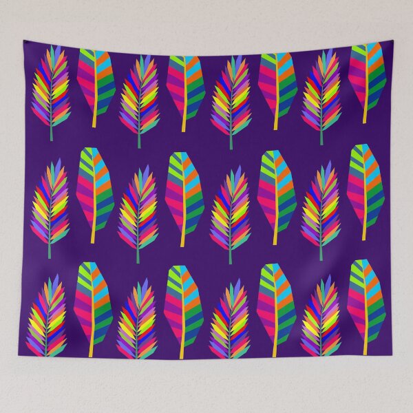 Artikelvorschau, colorful banana and palm leaf patterns 002 entworfen und verkauft von ahmadnusyirwan.
