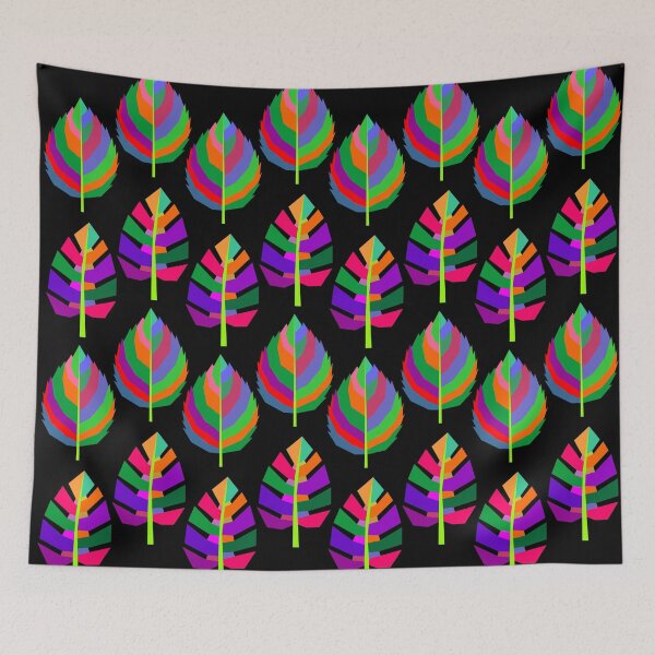 Item preview, colorful leaf patterns 1 designed and sold by ahmadnusyirwan.
