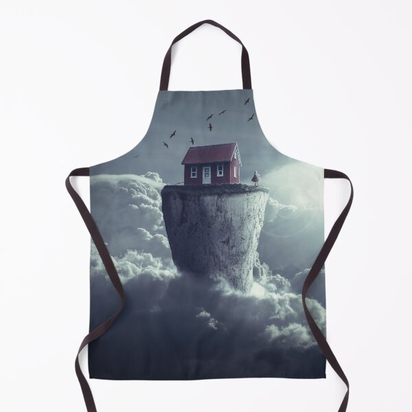 Item preview, House and kid on the flying island designed and sold by KomaVisuals.