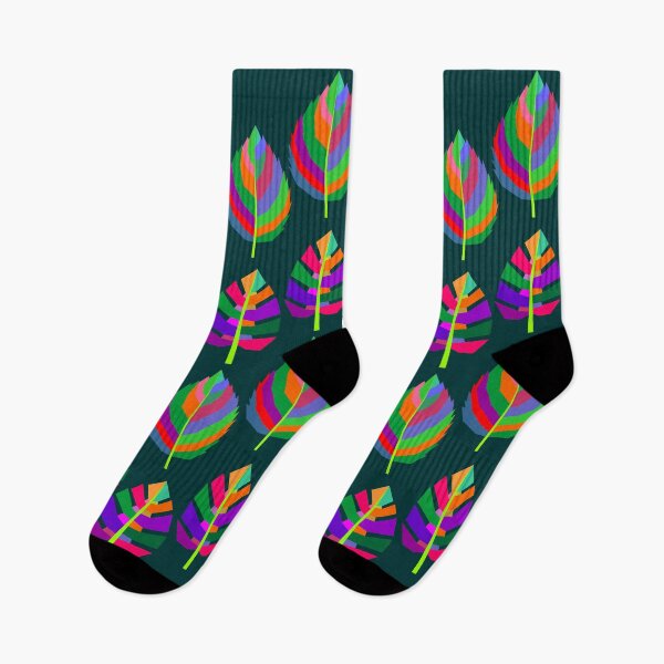 Item preview, colorful leaf patterns 3 designed and sold by ahmadnusyirwan.
