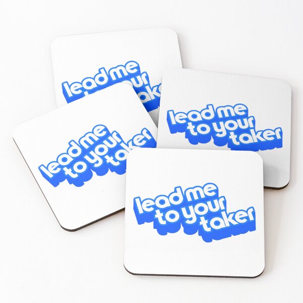 Item preview, Lead Me To Your Taker ))(( Sci Fi Joke Catchphrase Design designed and sold by acquiesce13.