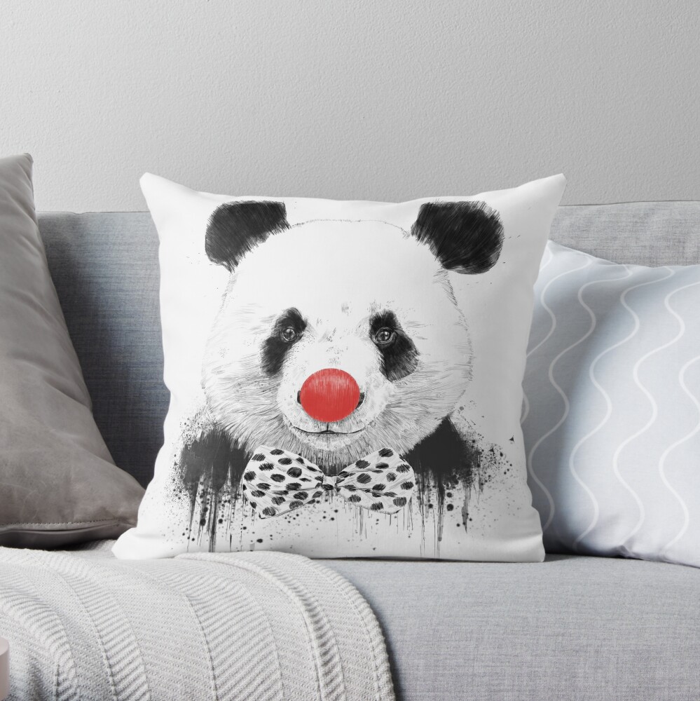 panda throw pillow