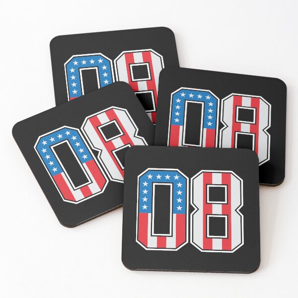 Item preview, Lucky Number 8 American Classy Numbers eight United States Flag designed and sold by Urosek.