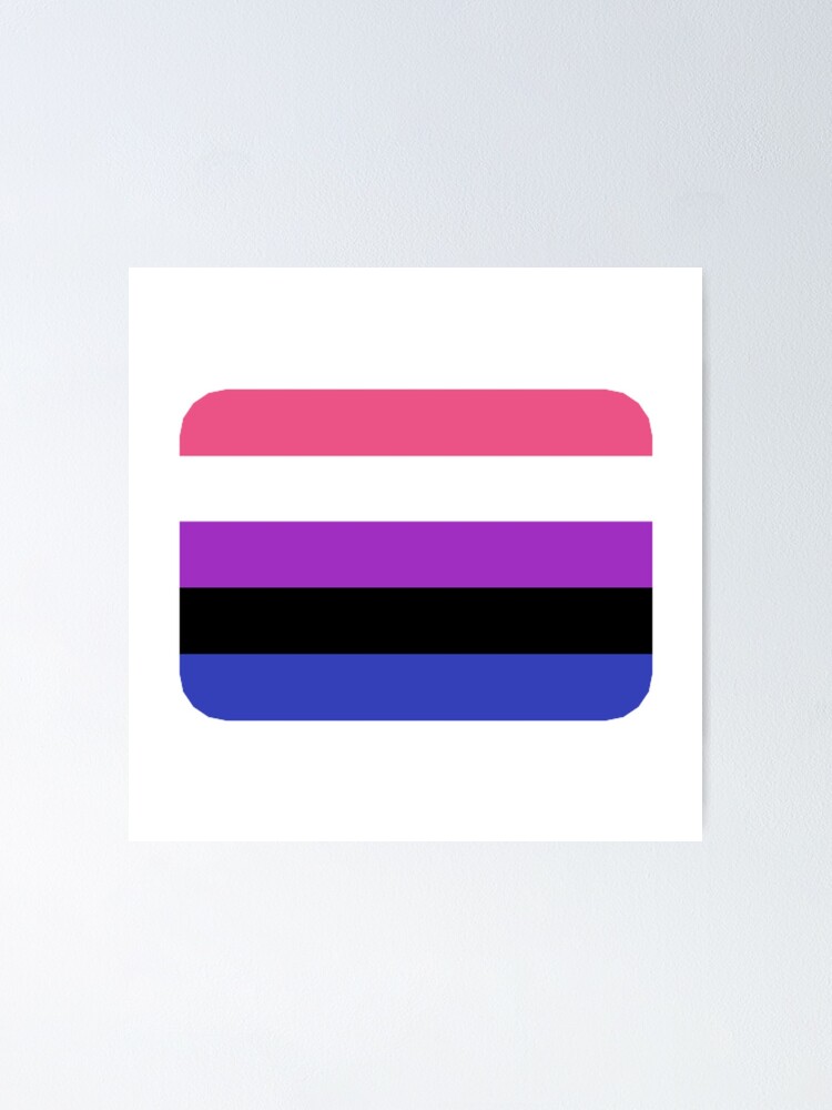 Gender Fluid Flag Poster for Sale by JoyforU