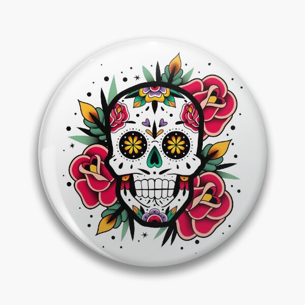 Item preview, Sugar Skull With Roses Art Collection designed and sold by JTS STORE.