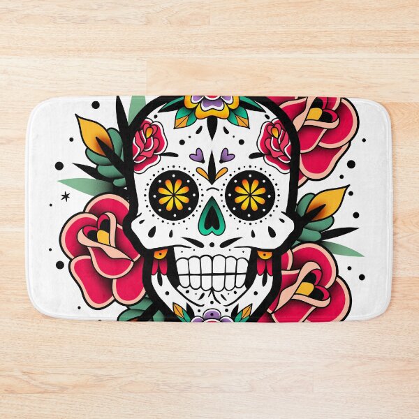 Item preview, Sugar Skull With Roses Art Collection designed and sold by JTS STORE.