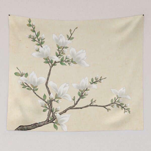 Item preview, Magnolia B: Minhwa-Korean traditional/folk art designed and sold by minsillust.