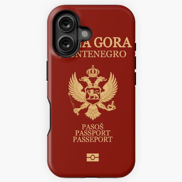 Item preview, Montenegro Crna Gora passport  designed and sold by Travellerz.
